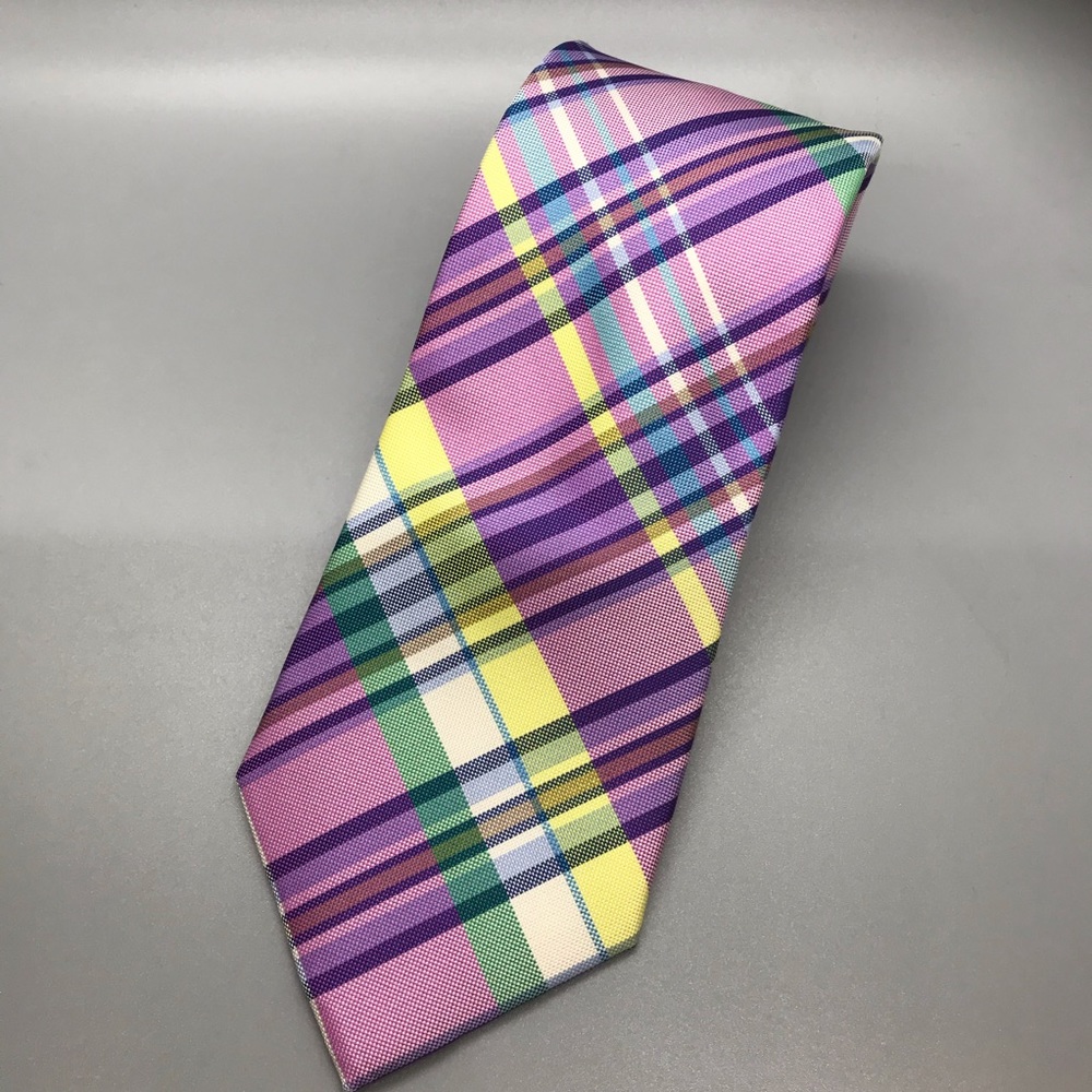 Tommy Hilfiger Plaid Necktie Tie